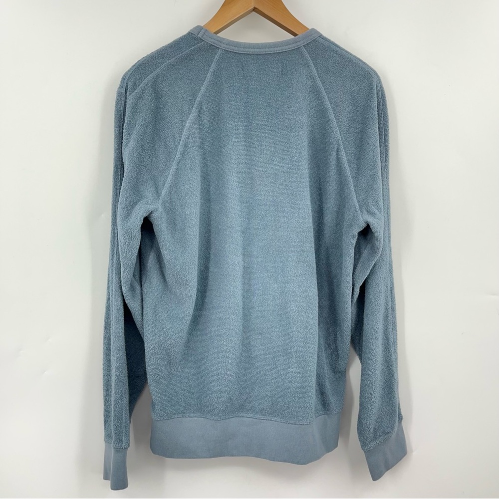OuterKnown L High Tide Crew Sweatshirt 0221 Ash Blue large men - Picture 5 of 8